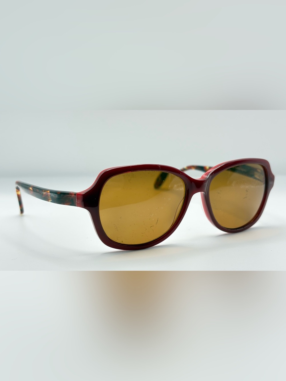 Kirkland Signature Apex Tortoise, Burgundy Oval Sunglasses Frames Only
